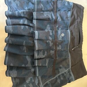 Lululemon Blue Camo Skirt